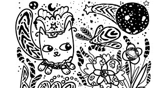 Page 18 Pt 2 Drawing Night Garden Fairy Cats