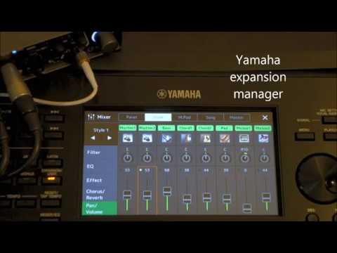 How to play Style part in Yamaha Expansion Manager - Tutorial