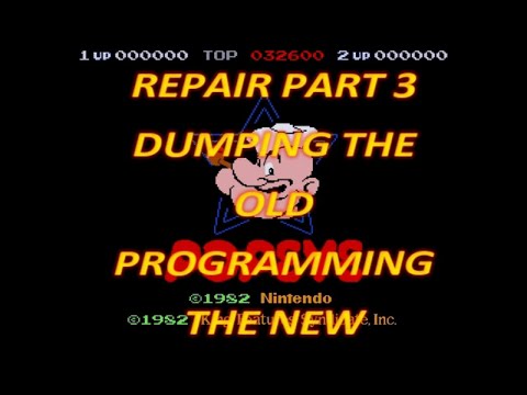 Sam's Arcade Fix Popeye Board Repair Part 3 Eproms