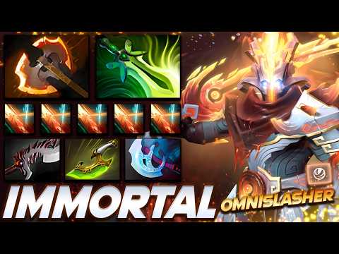 Juggernaut Omnislasher Samurai - Dota 2 Pro Gameplay [Watch & Learn]