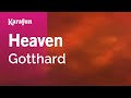Heaven Gotthard Karaoke Version KaraFun