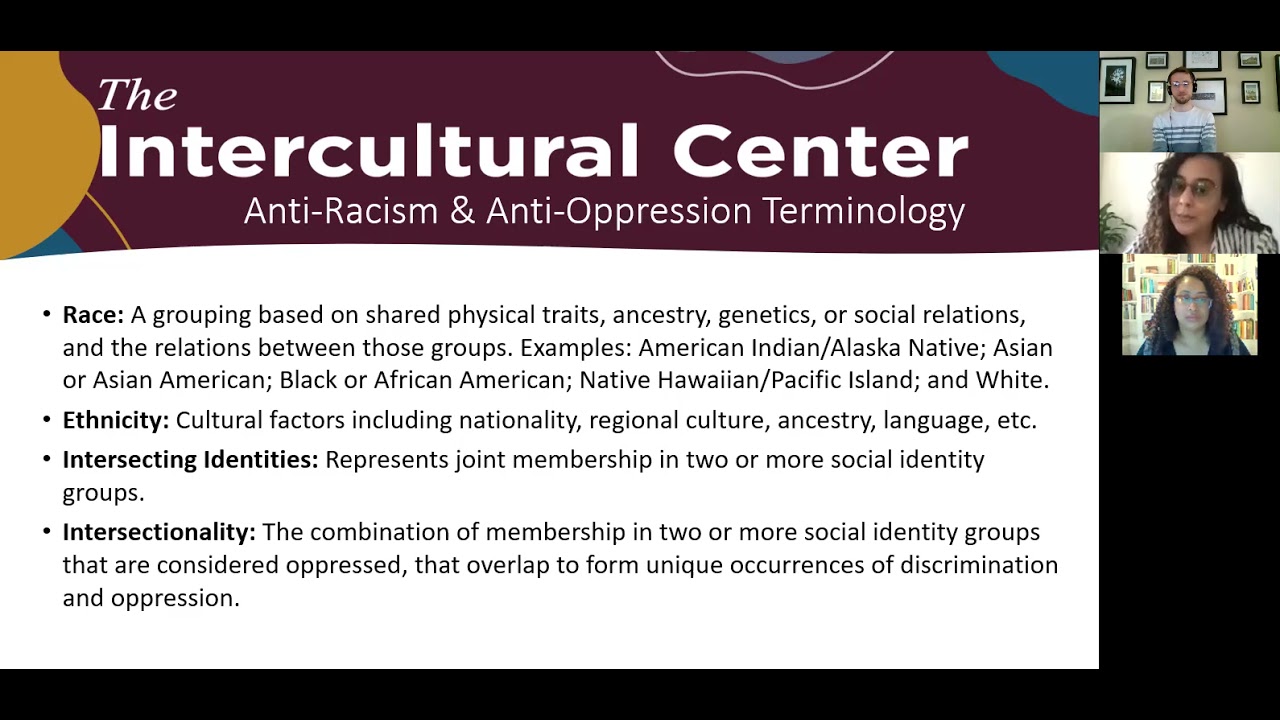 Race, Ethnicity, Intersecting Identities, & Intersectionality