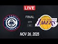 NBA LIVE Los Angeles Lakers Vs LA Clippers November 26 2025 NBA Regular Season LIVE