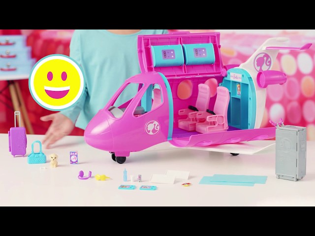 Vídeo relacionado con Barbie Avión de Tus sueños, avión de Juguete con Accesorios para muñecas (Mattel GDG76)