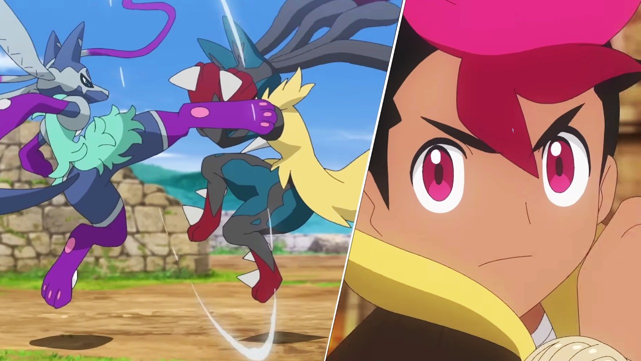 Mega Lucario Z VS Mega Lucario - Pokémon Horizons Episode 132【AMV】- Pokemon AMV