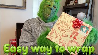 How to wrap a gift the easy way 