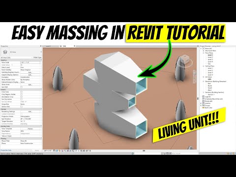 Massing in Revit - Beginner Tutorial | Living Unit
