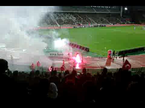 Belgium v Turkey - Fire in the stands