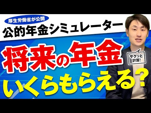 法律学科 将来の年金っていくらもらえるの？【公的年金シミュレーターの試算方法】