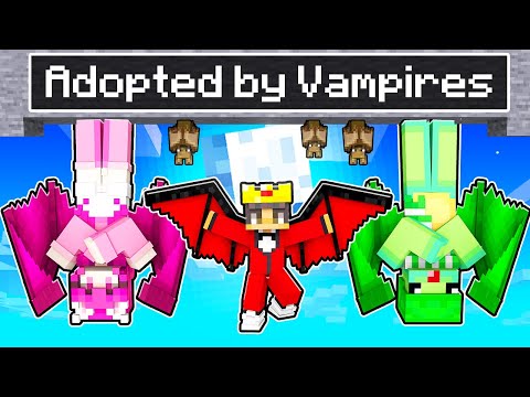 Adopted By VAMPIRE FAMILY In Minecraft!