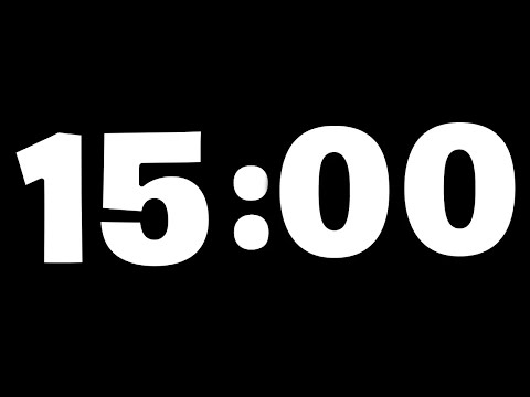 ⏳✨ Temporizador de 15 Minutos | Ideal para Sesiones de Enfoque y Productividad 🌟