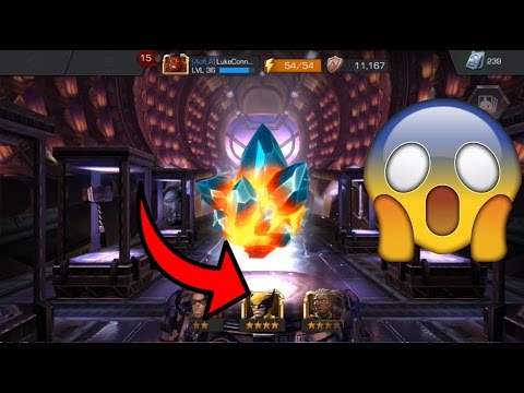 4 STAR PULL !!!!!!! - Best Premium & 3 Star Crystal Opening - Marvel Contest Of Champions