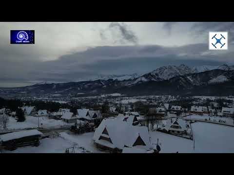 KOSCIELISKO MROZNY PORANEK  PANORAMA TATR 2023 LUTY