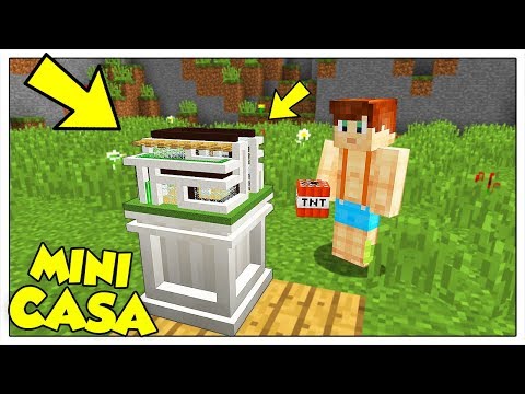 COME VIVERE DENTRO LA CASA PIU' PICCOLA DI MINECRAFT ITA!