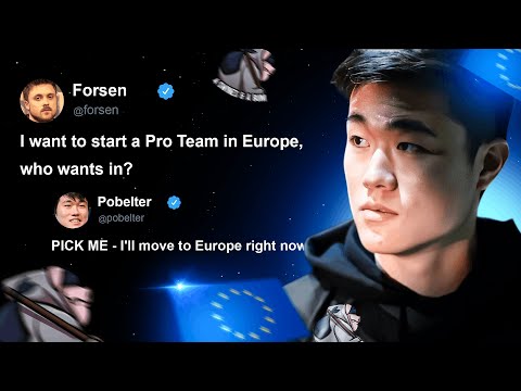 Pobelter speaks about Starting a PRO Team with Forsen in Europe