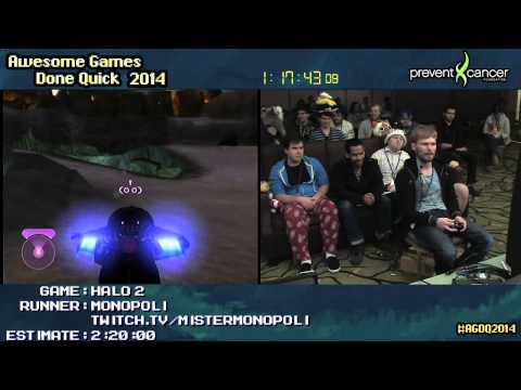 AGDQ 2014: Halo 2 Legendary Speedrun by MisterMonopoli (2:02:16)