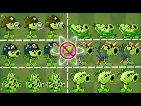 Plants vs. Zombies 2 Battlez Max Level Team 3 Pea & Free Plants Vs Halloween Gargantuar in PvZ 2