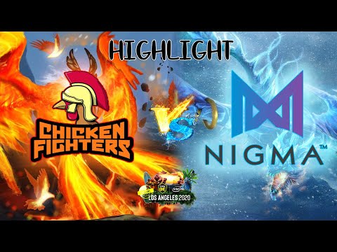 Nigma vs Chicken Fighters Combo WW and phoenix  ESL One LA Online: EU & CIS 2020