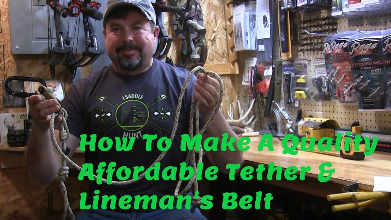 How To Make A Quality Affordable Tether For Saddle Hunting