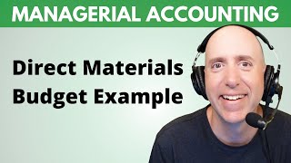MA33 – Direct Materials Budget (Step-by-Step Example)