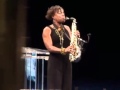 Gospel Saxophonist Angella Christie @ Crenshaw Christian Center  during NBA ALL-STAR WEEKEND in LA