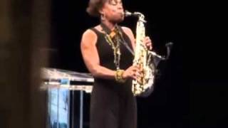 Gospel Saxophonist Angella Christie @ Crenshaw Christian Center  during NBA ALL-STAR WEEKEND in LA