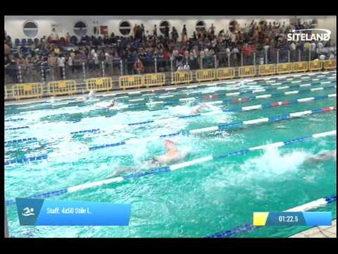 Serie 1 dei Staff. 4x50 Stile L.  Assoluti Maschi Master - Campionati Regionali Masters 2014 di Ven