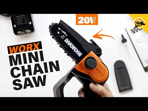 WORX 20V Mini Chainsaw - WAY BETTER Than Expected!