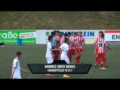 Freistoß von Hammed Umer Nawaz (Eimsbütteler TV, U17 B-Junioren) | ELBKICK.TV