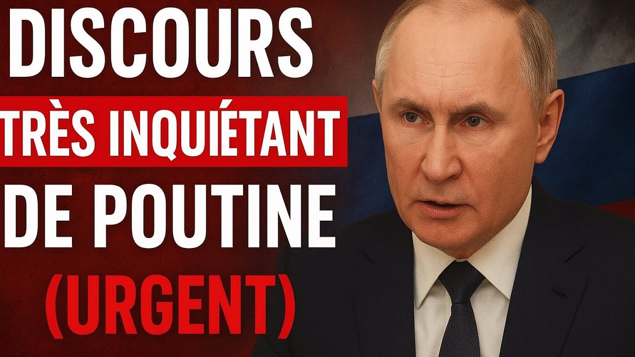 Flash info !! Discours de Poutine en direct ‼️