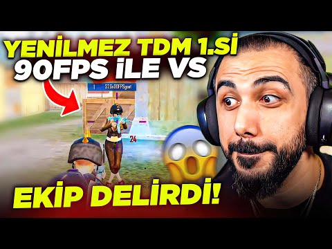 DÜNYA 1.Sİ TDM OYUNCUSUYLA BÜYÜK VS! 😱 EKİPLE KAPIŞTIRDIK (SKANDİ ÇILDIRDI) | PUBG MOBILE