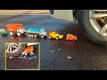 Experiment Car Vs Trucks Curshing Crunchy Truck By Car Cor And Trucks Car Toys Kinds