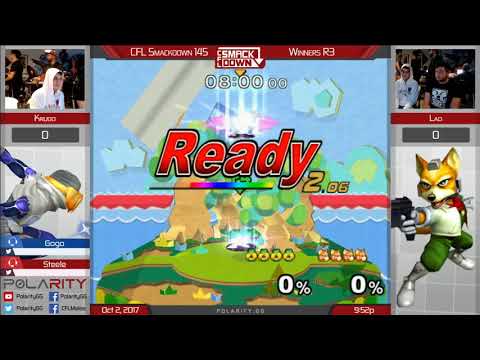 CFL Smackdown 145 Melee - Krudo (Sheik) vs Lad (Fox) - Winners R3