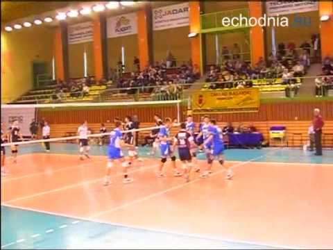 Mistrzostwa Polski Juniorów w Piłce Siatkowej. Mecz Czarni Radom Fart Kielce 3 - 2