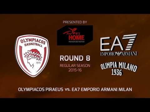Highlights: RS Round 8, Olympiacos Piraeus vs. EA7 Milan