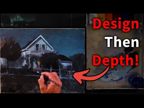 Some Quick Tips for Painting NOCTURNES With Acrylic Paints!