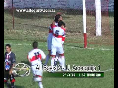 All Boy´s 2 - U. Aconquija 1