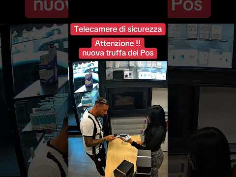 Telecamere di sicurezza nuova truffa dei pos #telecamere #truffa #ladri #pos #juventini
