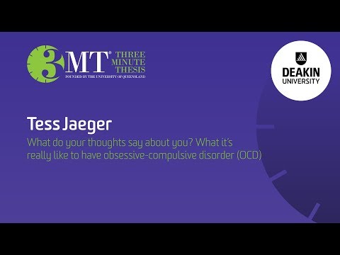 2018 Deakin University - Three Minute Thesis (3MT) - Tess Jaeger