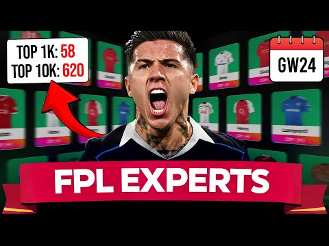 FPL GW24 EXPERTS TEAM ✅ BEST WILDCARD TEAM 💥