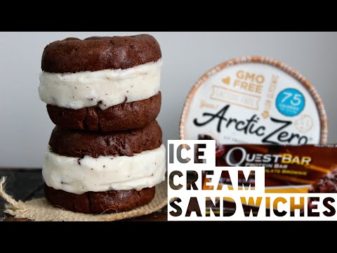 Healthy Ice Cream Sandwich Recipe | How To Make A Brownie Cookie Dough Ice Cream Sandwich