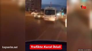 Kayseri'de trafik ihlali yapan 2 sürücüye 40 bin TL ceza