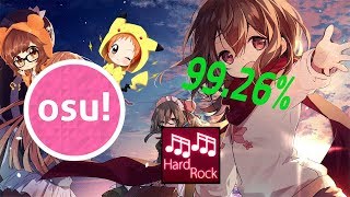Osu! Gameplay - Mimori Suzuko - Light for Knight [Advanced] | HR 99.26%