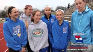 preview picture of video 'Francis Howell Girls 4x1600 & DMR Champs-Festus Early Bird Track & Field Inv'