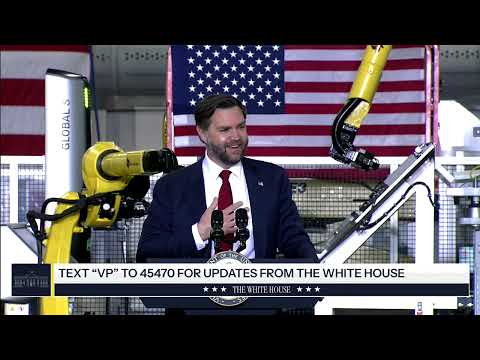 Vice President JD Vance Delivers Remarks at a Precision Manufacturing Facility in Plover, Wisconsin