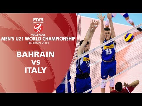 Bahrain vs Italy | Full Match | Men's U21 World Championships 2019 - Bahrain