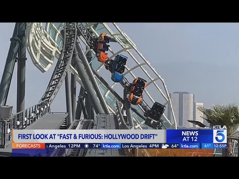 First look inside Universal Studios’ new ‘Fast & Furious: Hollywood Drift’ roller coaster