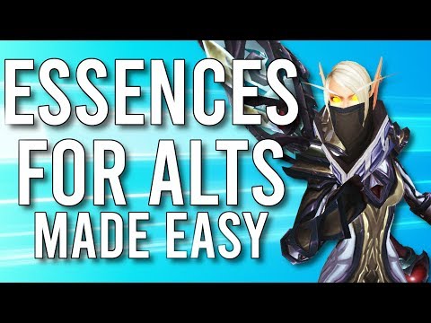 EASY/Passive Farming For Alts With Account Bound Essences! - WoW: Battle For Azeroth 8.3