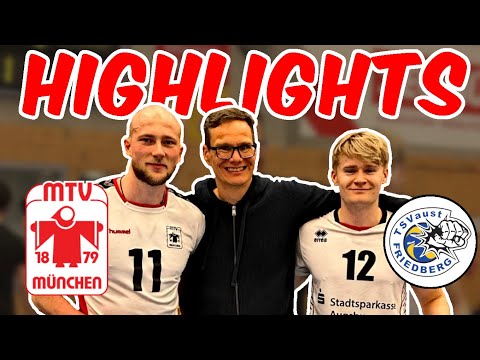 Volleyball 3. Liga – MTV München vs. TSV Friedberg | HIGHLIGHTS