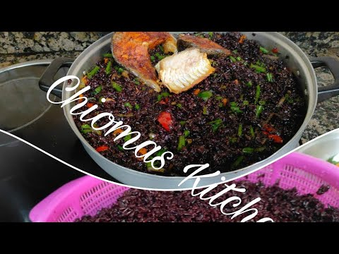 How To Make Black Rice Recipe/Rice Recipe/Healthy Recipe/Chiomas Kitchen 